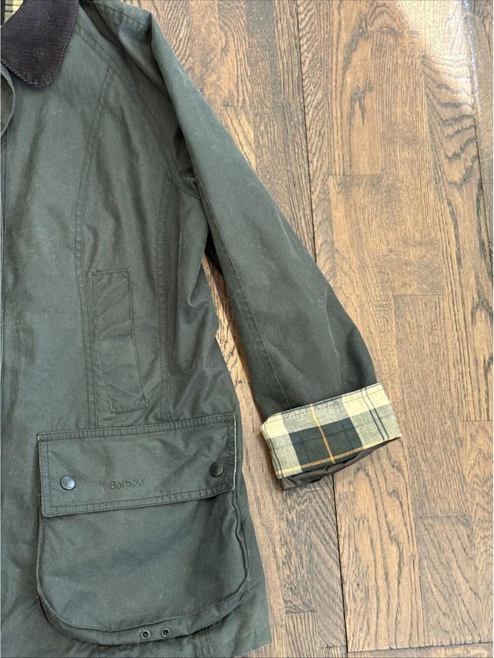 Barbour Classic Beadnell® Waxed women Jacket New Size US 12 - Picture 5 of 8